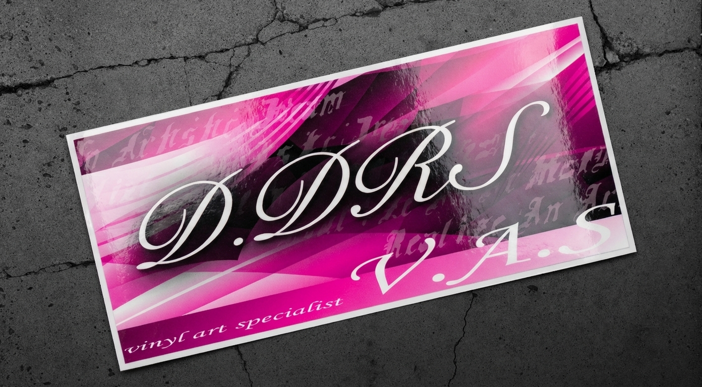 Pink Architect - Mini Canvas Sticker